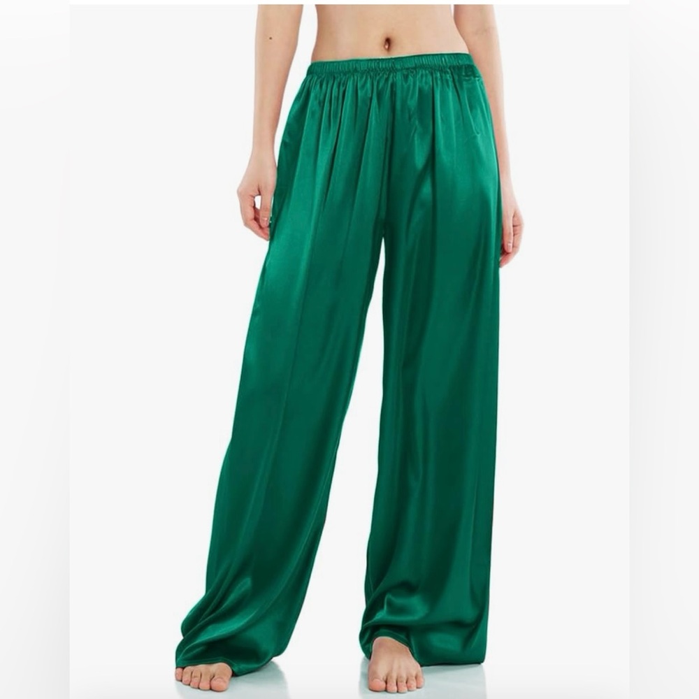 Emerald green lounge pants